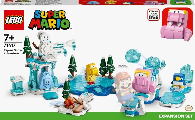 LEGO Super Mario, Śniegowa przygoda Fliprusa - zestaw rozszerzający, 71417