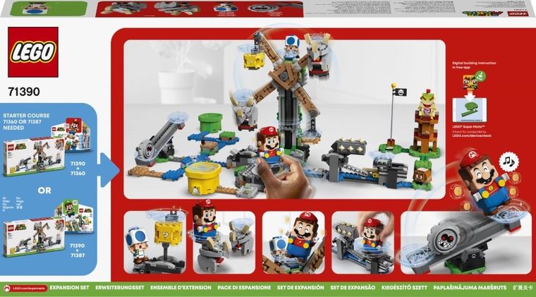 LEGO Super Mario, Walka z Reznorami - zestaw dodatkowy, 71390
