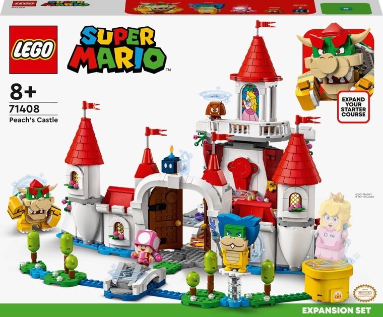 LEGO Super Mario, Zamek Peach - zestaw rozszerzający, 71408