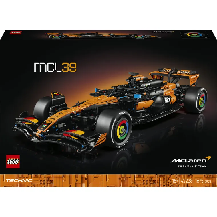 LEGO Technic, Bolid McLaren MCL39 F1, zestaw dla dorosłych, 42228