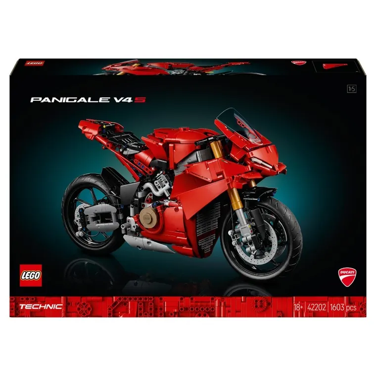 LEGO Technic, Motocykl Ducati Panigale V4 S, 42202