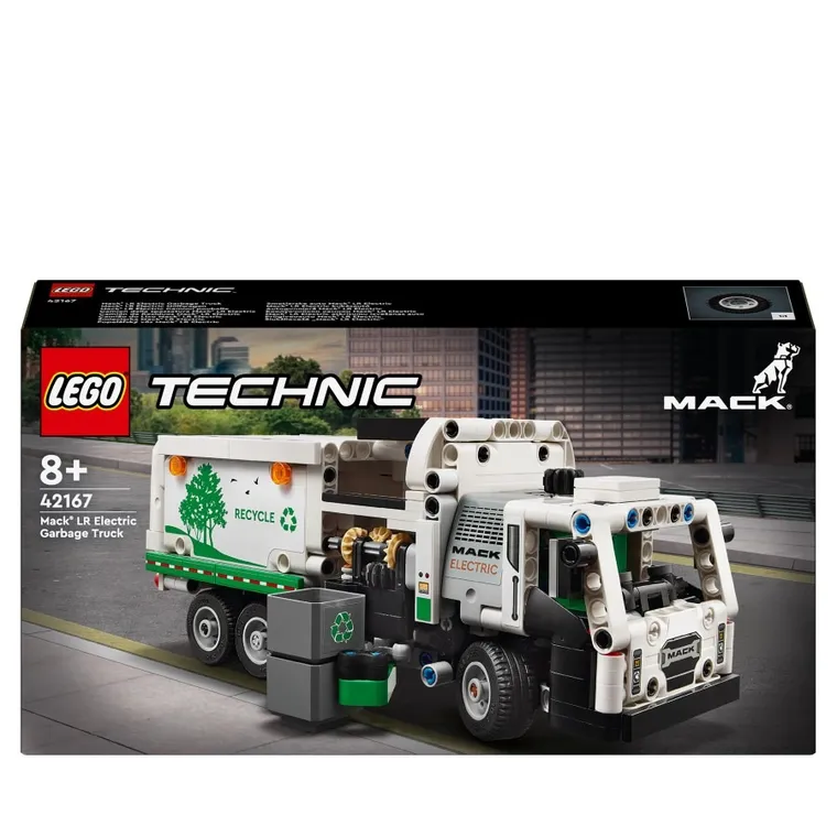 LEGO Technic, Śmieciarka Mack LR Electric, 42167