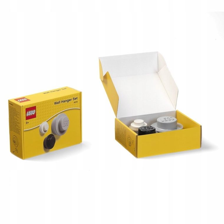 LEGO, zestaw wieszaków na ścianę, 3 szt.
