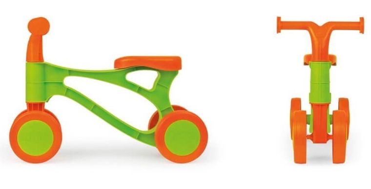 Lena, rowerek biegowy, zielono-pomarańczowy