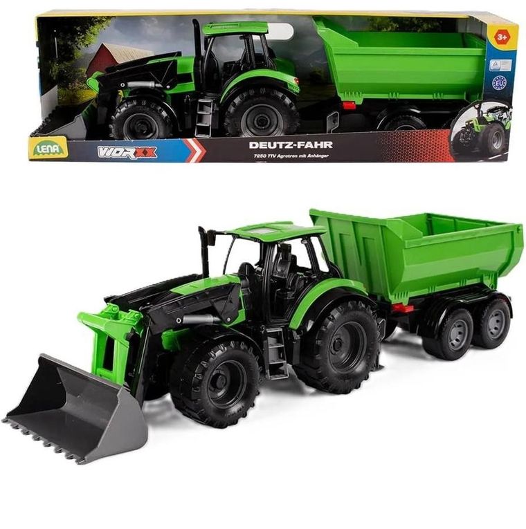 Lena, Worxx, Deutz Fahr 7250, traktor z przyczepą