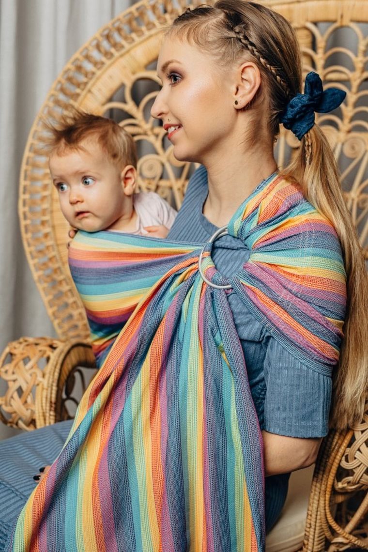 LennyLamb, Luna, chusta kółkowa do noszenia dzieci, 1,8 m