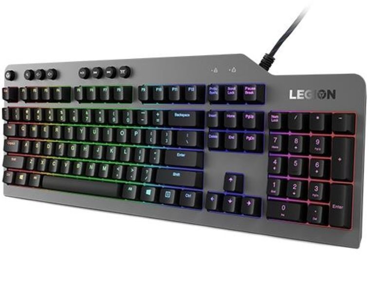 Lenovo, Legion, klawiatura gamingowa, K500 RGB Mechanical Gaming Keyboard, US English, GY40T26478