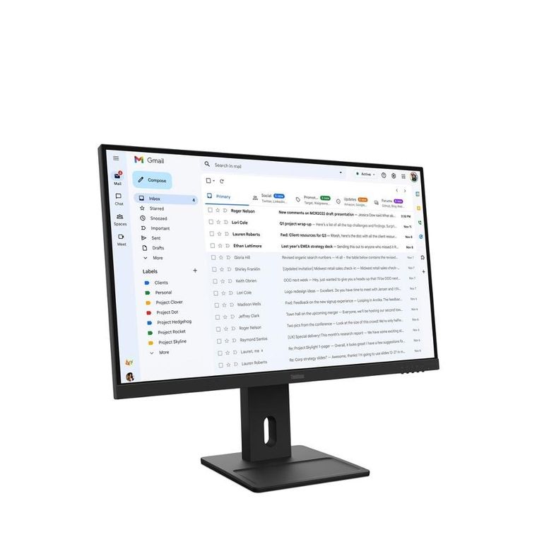Lenovo, ThinkVision E27-40, monitor, 27", FHD 100Hz, 300nits, AG, HDMI, DP, VGA, czarny