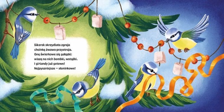 Leśna Wigilia. Książka z puzzlami