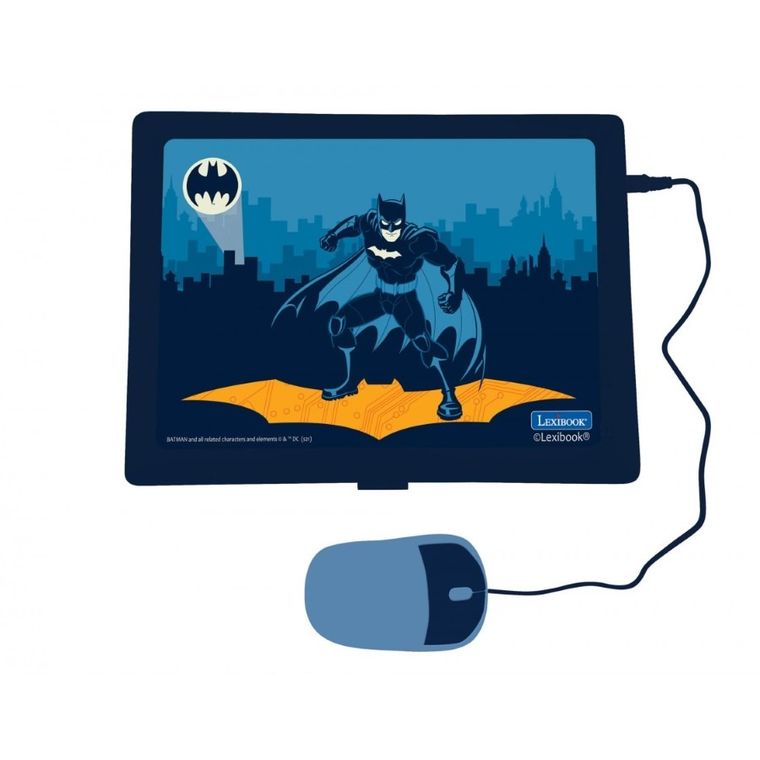 Lexibook, Batman, laptop edukacyjny, dwujęzyczny, 124 zadań
