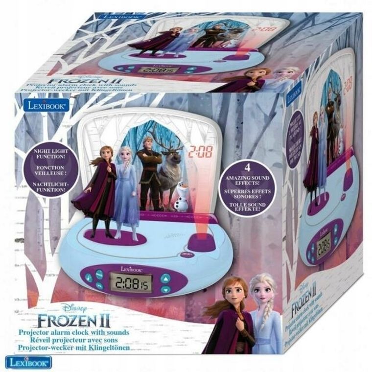 Lexibook, Kraina Lodu, budzik z projektorem