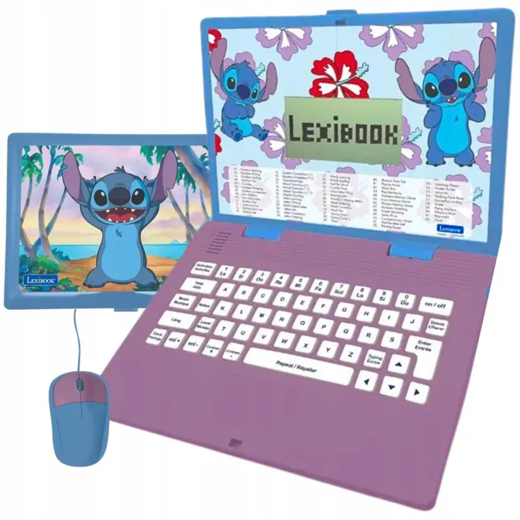 Lexibook, Lilo i Stitch, laptop edukacyjny dwujęzyczny