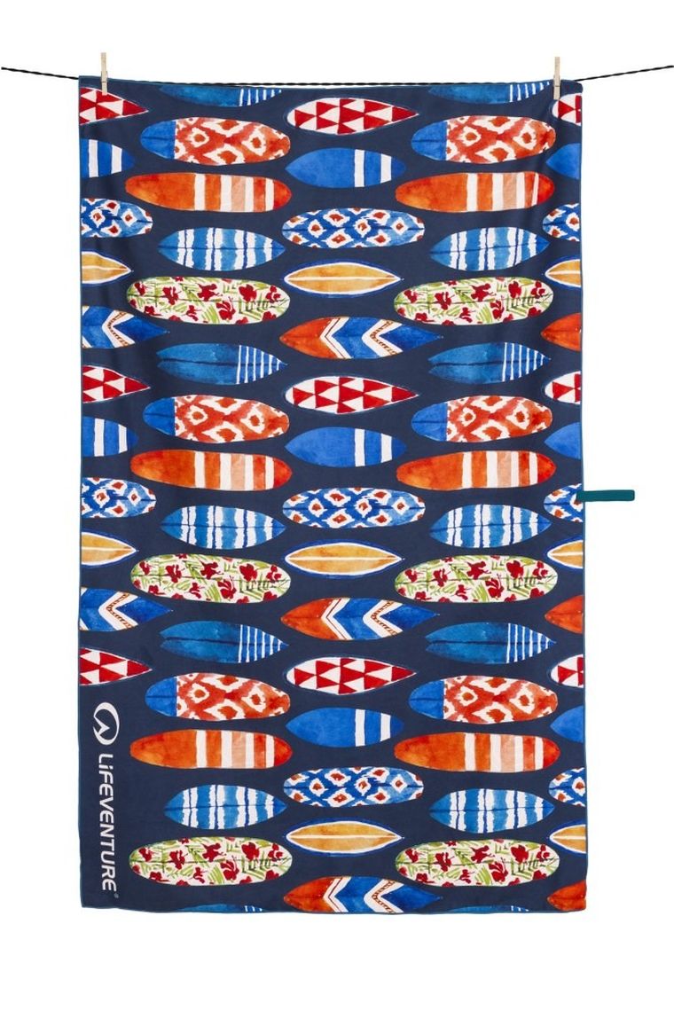 Lifemarque, SoftFibre Recycled Lifeventure, ręcznik szybkoschnący, Surfboards, 150-90 cm