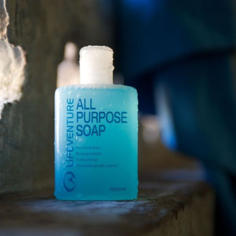 Lifeventure, biodegradowalne, skoncentrowane mydło w płynie, 100 ml