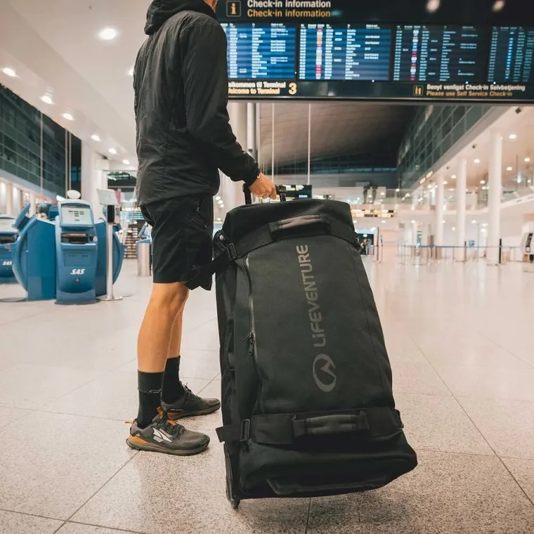 Lifeventure, Expedition Clamsheel, torba podróżna na kółkach z zamkiem, 110l