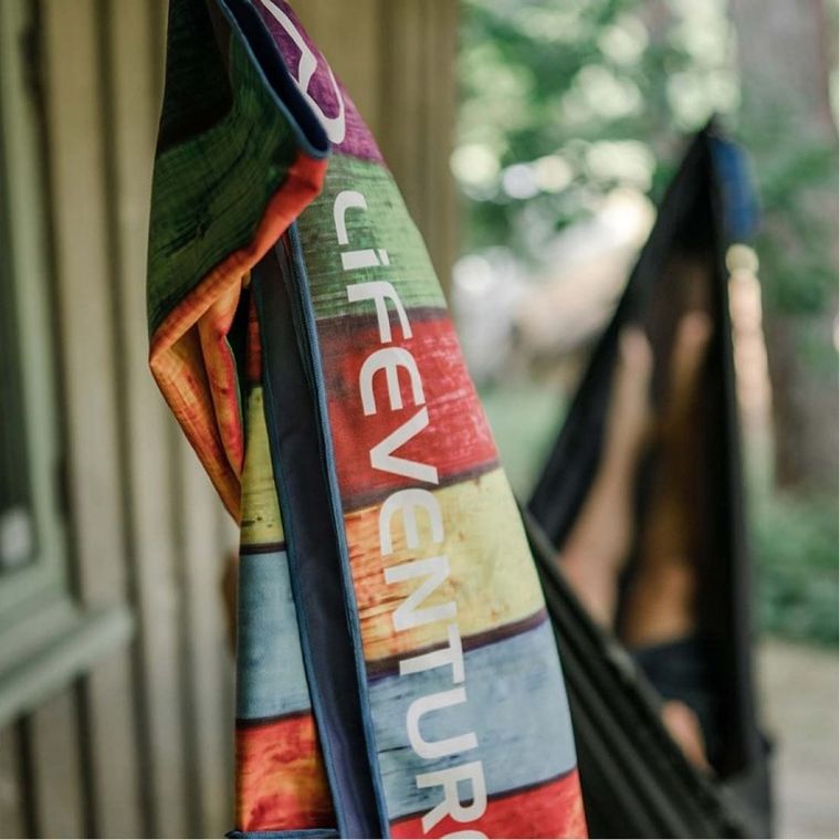 Lifeventure, Striped Planks, ręcznik szybkoschnący, 150-90 cm