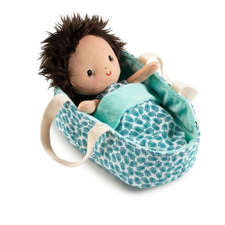 Lilliputiens, Ari, lalka dzidziuś w koszyczku z ubrankiem i kocykiem