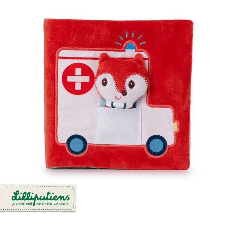 Lilliputiens, Doktor Lisiczka Alice, książeczka aktywizująca z mini-pacynką, 12m+