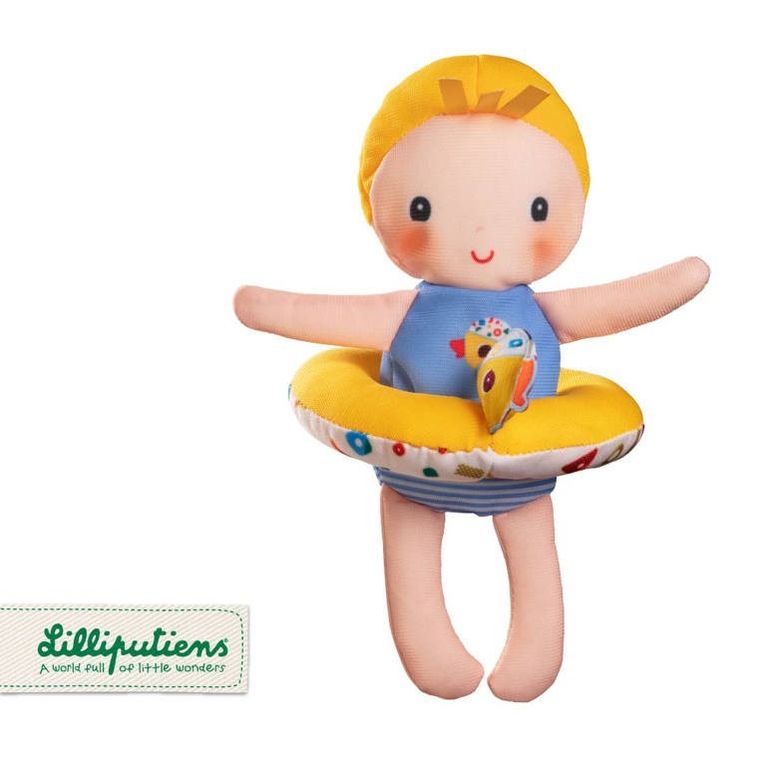 Lilliputiens, Gaspard, laleczka do kąpieli, 6m+