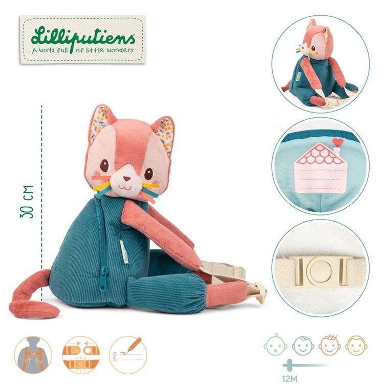 Lilliputiens, Kotka Jeanne, plecak-maskotka