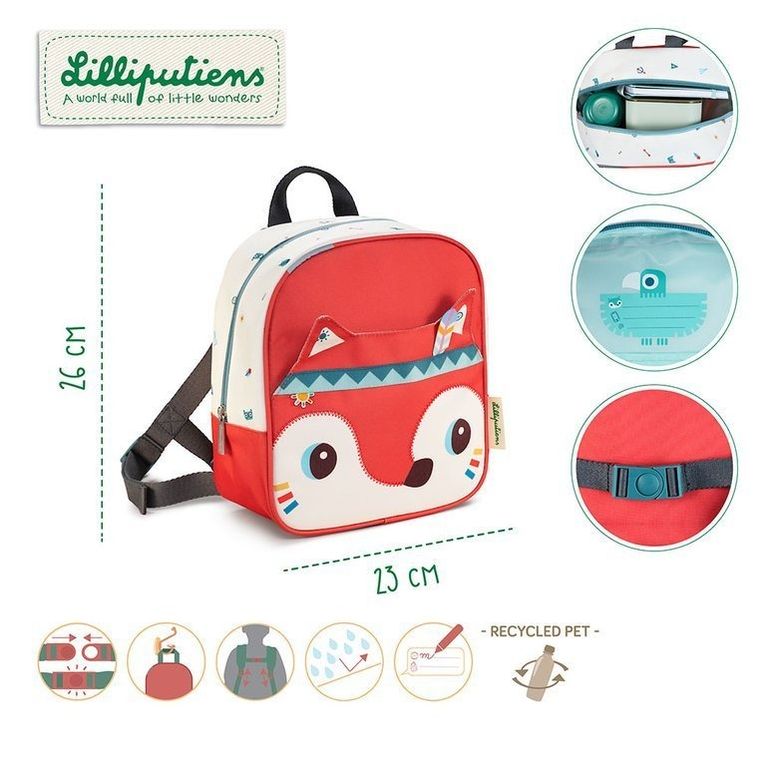 Lilliputiens, Lisiczka Alice, plecak dla przedszkolaka