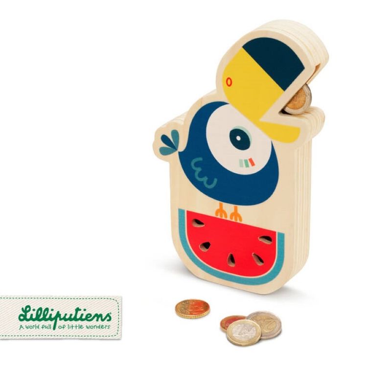 Lilliputiens, Skarbonka drewniana, Tukan Pablo