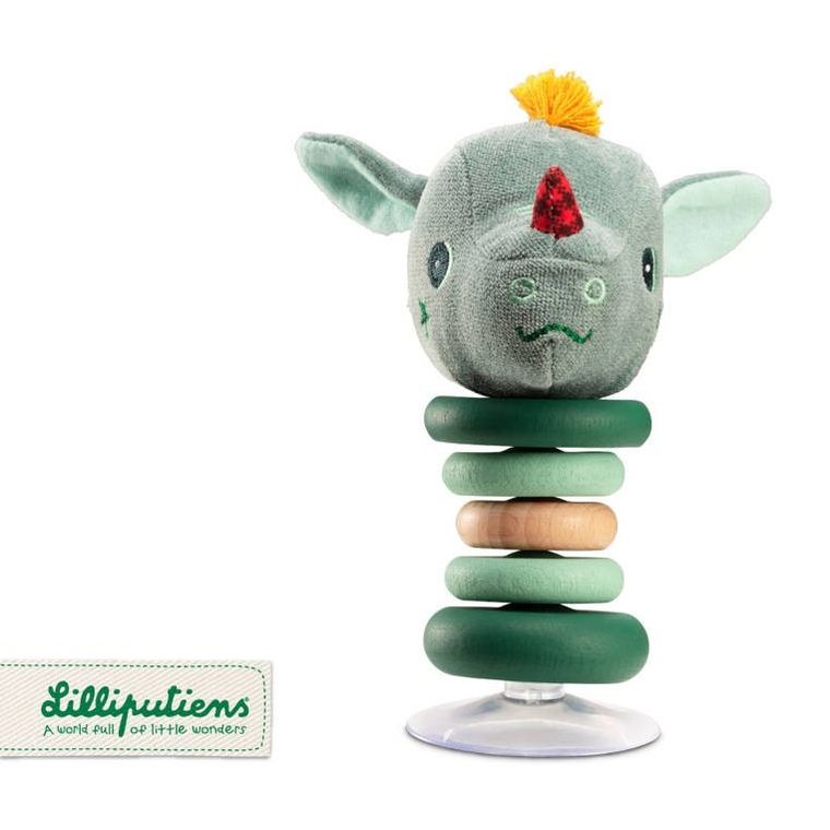 Lilliputiens, Smok Joe, grzechotka z przyssawką, 6m+