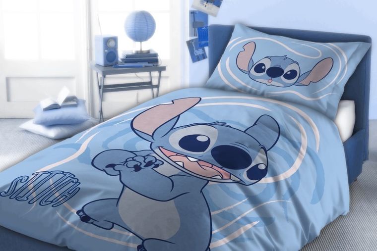Lilo i Stitch, 2-częściowy komplet pościeli bawełnianej, 140-200 cm