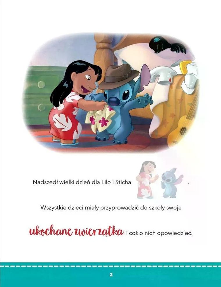 Lilo i Stitch. Stitch idzie do szkoły. Czytanki naklejanki