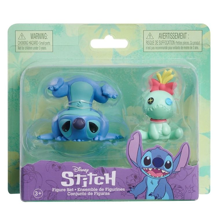Lilo i Stitch, Stitch stojący na głowie i Scump, figurki kolekcjonerskie, 2 szt.