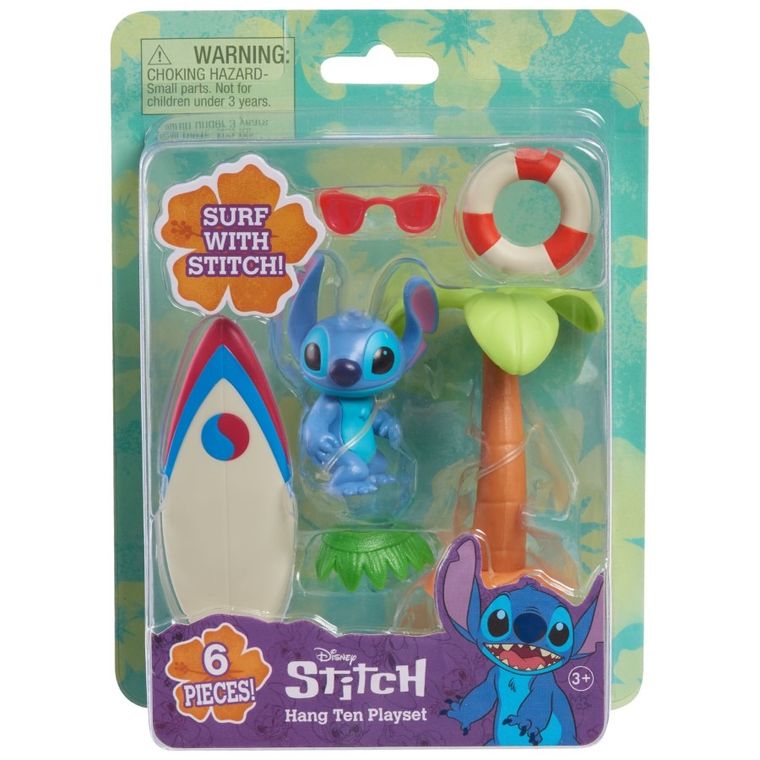 Lilo i Stitch, Zestaw Surfera, figurka kolekcjonerska, 6 elementów