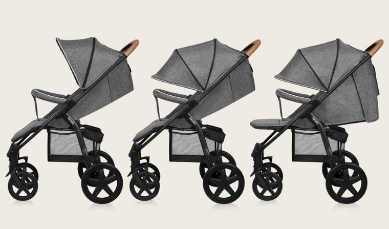 Lionelo, Annet Plus, wózek spacerowy, Stone Caramel