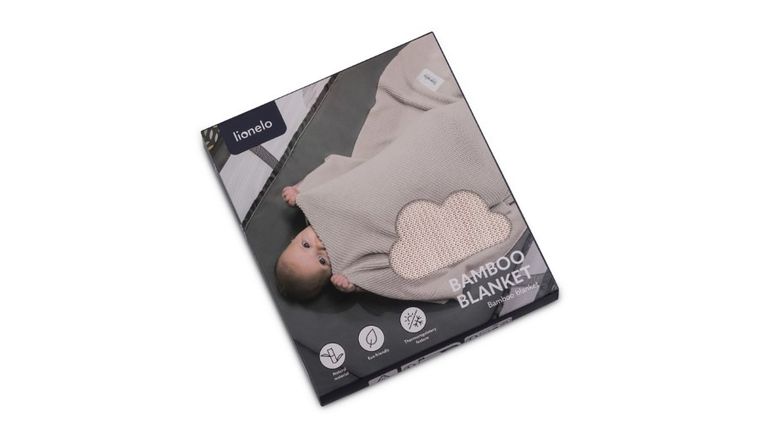 Lionelo, Bamboo Blanket, kocyk bambusowy, Beige Sand, 75-100 cm