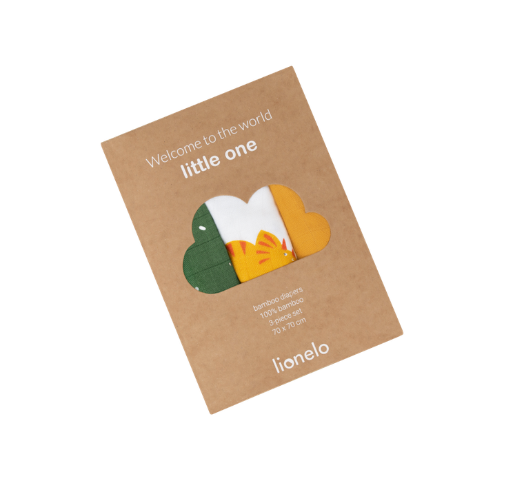 Lionelo, Bamboo Set, pieluszki dla dziecka, 3 szt.