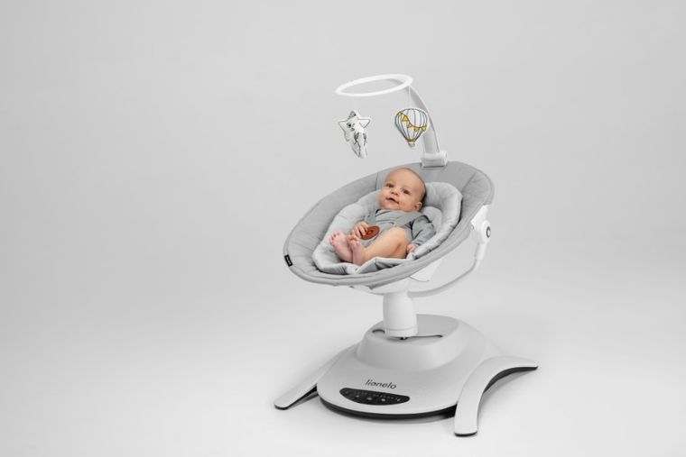 Lionelo, Bella Set, bujaczek 2w1, Grey Concrete