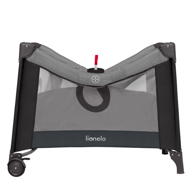 Lionelo, Bonnie, kojec dla dzieci, Grey Scandi