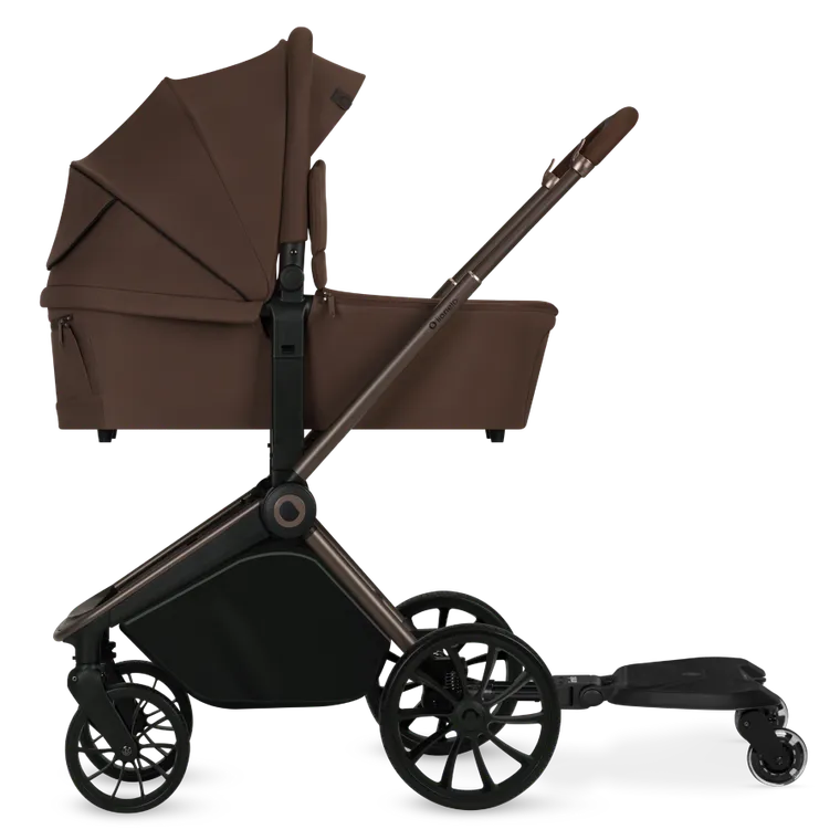 Lionelo, Buggy Board, uniwersalna dostawka do wózka, black onyx