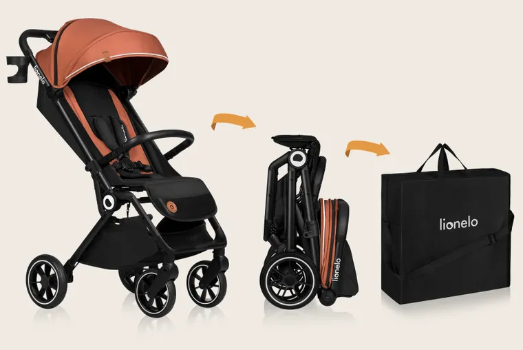 Lionelo, Cloe, wózek spacerowy, Brown Rust