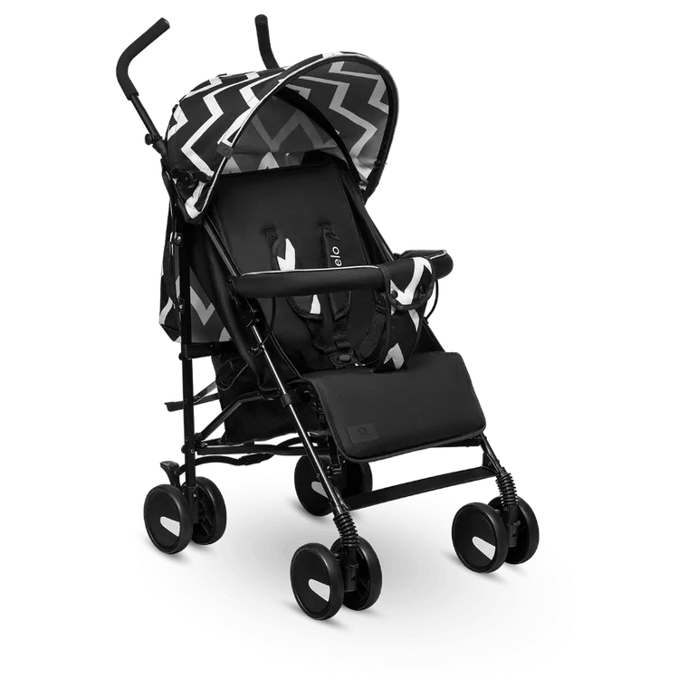 Lionelo, Elia Oslo, wózek spacerowy, czarno-biały