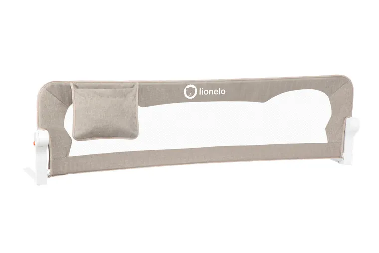 Lionelo, Eva, barierka ochronna do łóżka, Beige Melange