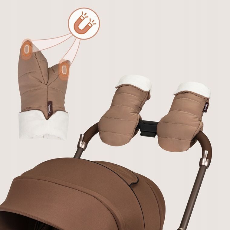 Lionelo, Handmuff, rękawiczki do wózka, oli nutty