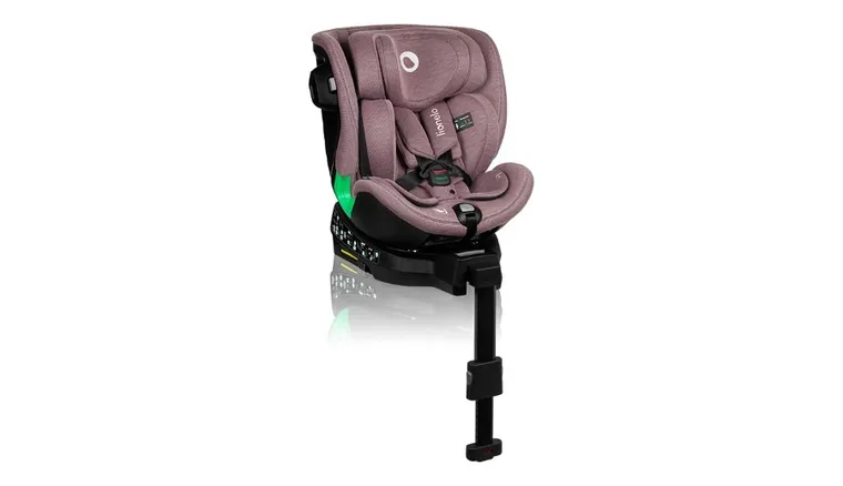 Lionelo, Harmony, I-Size, fotelik samochodowy, Pink Mauve Bamboo, 40-150 cm