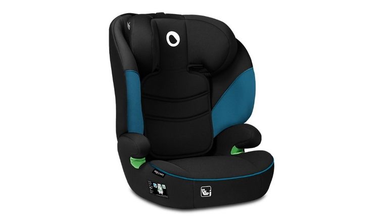 Lionelo, Lars, I-size, fotelik samochodowy, 100-150 cm, Green Turquoise