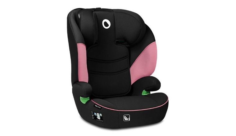 Lionelo, Lars, I-size, fotelik samochodowy, 100-150 cm, Pink Baby