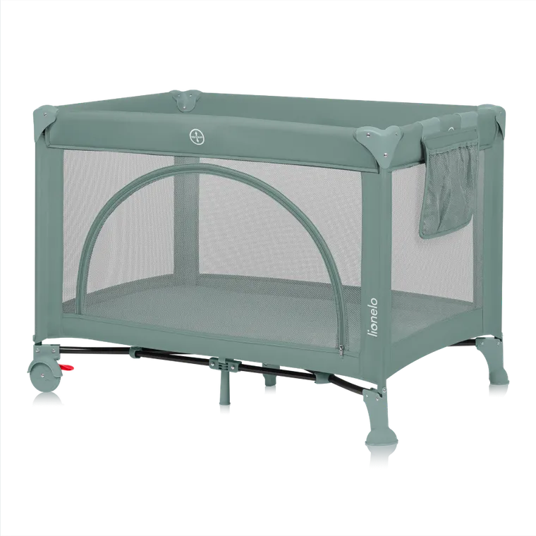 Lionelo, Laura, kompaktowe łóżeczko turystyczne, Green Sage