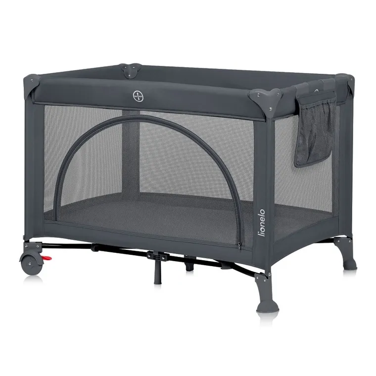 Lionelo, Laura, kompaktowe łóżeczko turystyczne, Grey Concrete