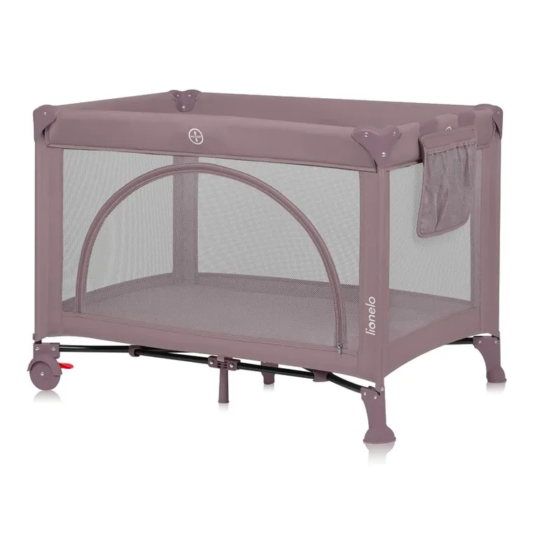 Lionelo, Laura, kompaktowe łóżeczko turystyczne, Pink Nude