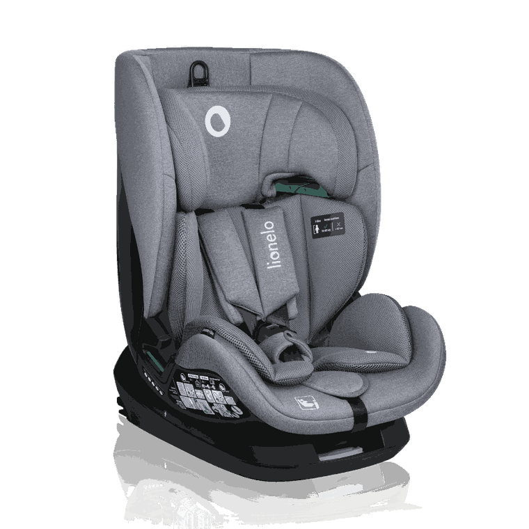 Lionelo, Lavender I-Size, fotelik samochodowy, Grey Stone, 76-150 cm