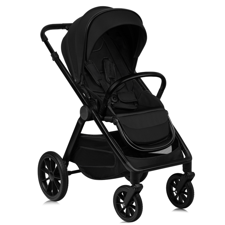 Lionelo, Layla, wózek wielofunkcyjny, 2w1, Black Onyx
