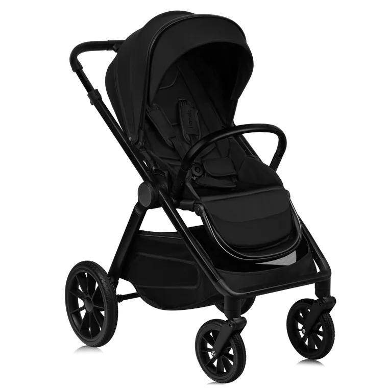 Lionelo, Layla, wózek wielofunkcyjny, 3w1, Black Onyx